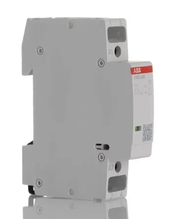 Produktfoto 1 von ABB ESB20 Schütz 240V ac-Spule, 2-polig, 250V / 20 A 240V ac 4.6 kW 2 Schließer Sicherheit