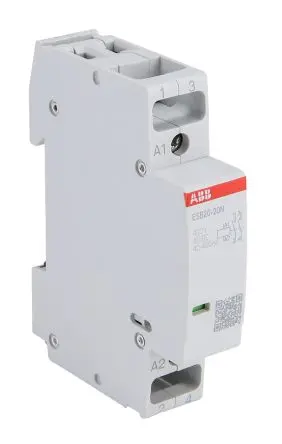 Produktfoto 1 von ABB ESB20 Schütz 400V ac-Spule, 2-polig, 250V / 20 A 400V ac 4.6 kW 2 Schließer Sicherheit