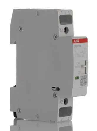 Produktfoto 1 von ABB ESB20 Schütz 24V-Spule, 2-polig, 250V / 20 A 24V 4.6 kW 2 Schließer Sicherheit