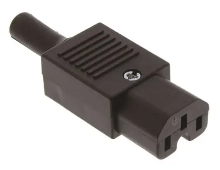 Produktfoto 1 von Bulgin PX0597 IEC-Steckverbinder C15 250V, Gerade Stecker, Kabel 10A