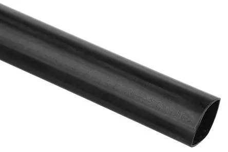 Produktfoto 1 von RS PRO Wärmeschrumpfschlauch, Polyolefin Schwarz, Ø 9.5 mm Schrumpfrate 2:1, Länge 1.2m