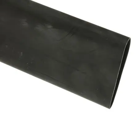Produktfoto 1 von RS PRO Wärmeschrumpfschlauch, Polyolefin Schwarz, Ø 38.1 mm Schrumpfrate 2:1, Länge 1.2m