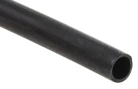 Produktfoto 1 von RS PRO Wärmeschrumpfschlauch, Polyolefin Schwarz, Ø 2.4 mm Schrumpfrate 2:1, Länge 1.2m