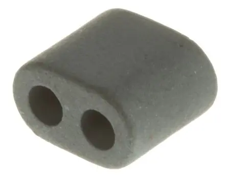 Produktfoto 1 von TDK B62152 Doppelloch-Ferritkern, Typ Doppel-Apertur Kern, für Kabel-Ø 1.7 mm, K1, 100 @ 100MHz 7.25 mm 6.2 mm 4.2 mm 2