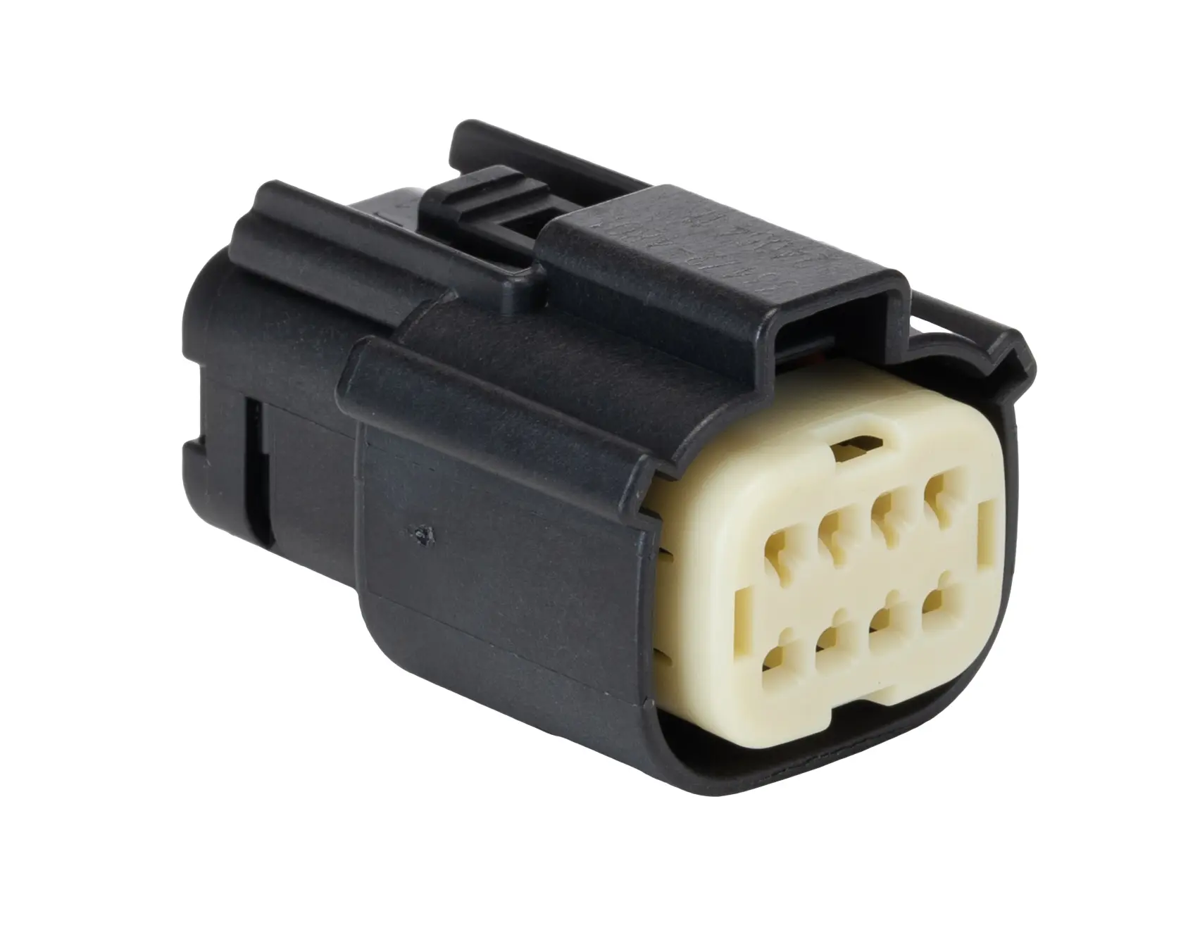 Produktfoto 1 von Molex 33472 Steckverbindergehäuse, Steckerbuchse, Nylon, Schwarz, 8-polig