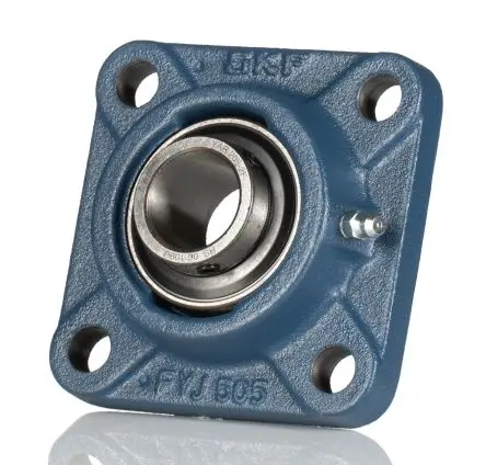 Produktfoto 1 von SKF 4-Loch Zylindrisch Flanschlager-Einheit aus Stahl, Innen-Ø 25 mm, 35.8mm x 95 mm