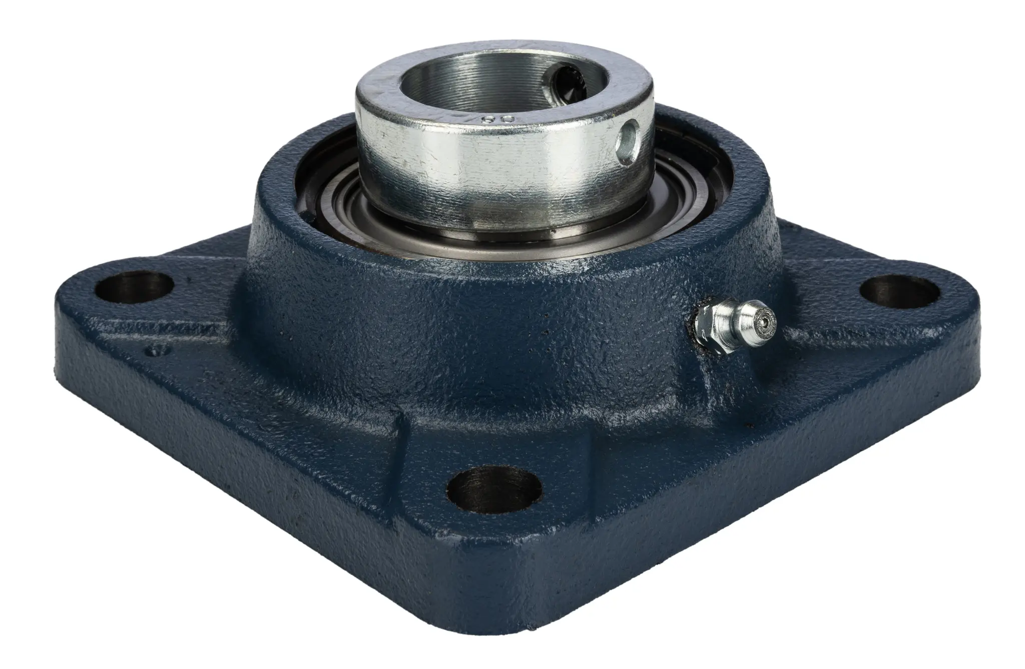 SKF 4-Loch Rund Flanschlager-Einheit aus Gusseisen, Innen-Ø 125 mm, 51 mm x 193 mm