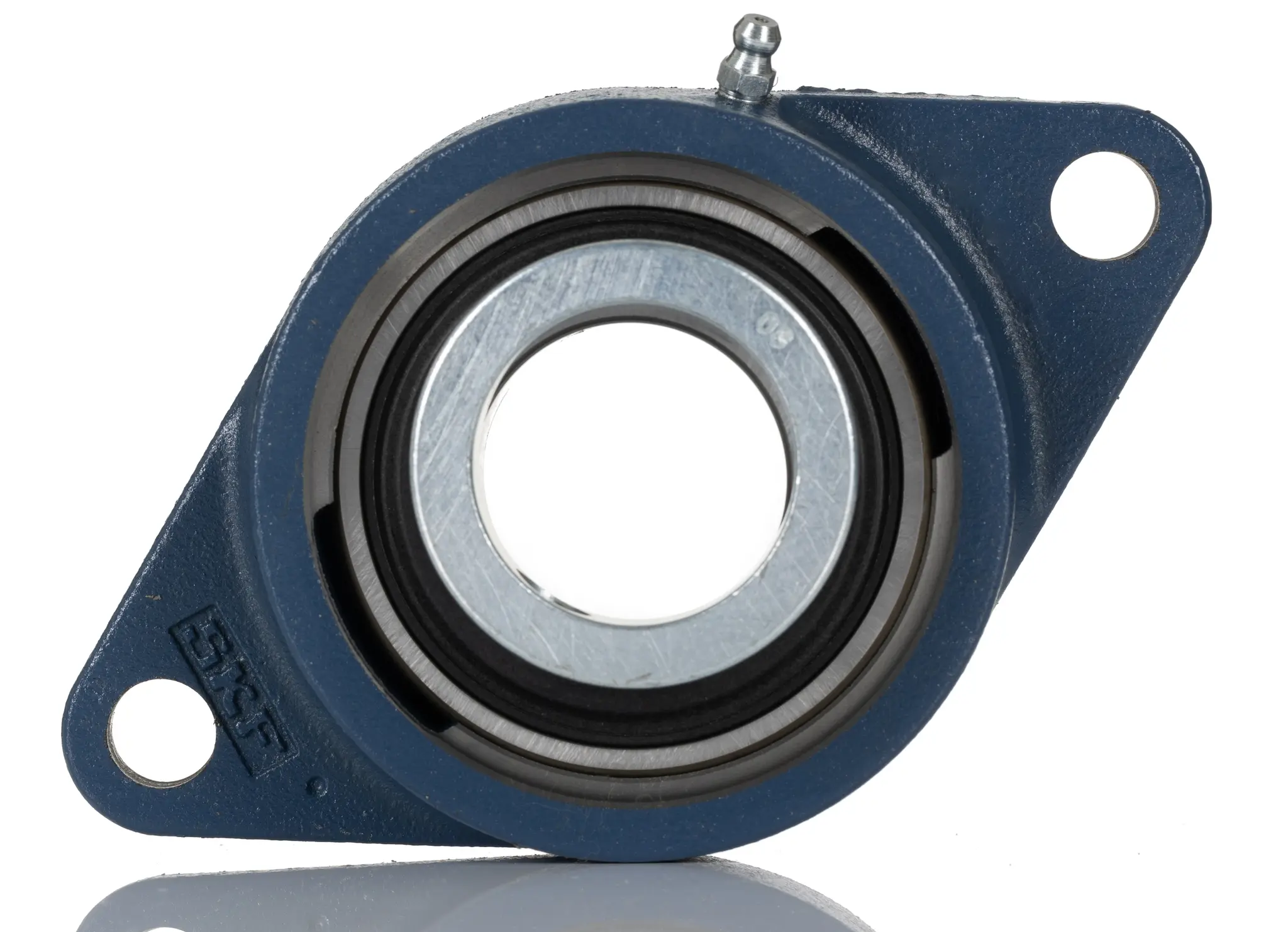 Produktfoto 1 von SKF 2-Loch Zylindrisch Flanschlager-Einheit aus Gusseisen, Stahl, Innen-Ø 30 mm, 46.7 mm x 141.5 mm