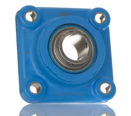 Produktfoto 1 von SKF 4-Loch Zylindrisch Flanschlager-Einheit aus Edelstahl, Innen-Ø 30 mm, 61.1mm x 112 mm