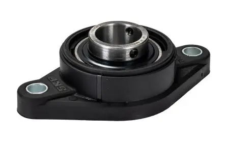Produktfoto 1 von SKF 2-Loch Zylindrisch Flanschlager-Einheit aus Verbundwerkstoff, Innen-Ø 30 mm, 33mm x 142.5 mm
