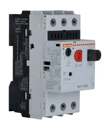 Produktfoto 1 von Lovato SM1P Motorschutzeinheit, 5A Schutzschalter 400V 96.6mm x 44.8 mm Motorschutzschalter mit Strom