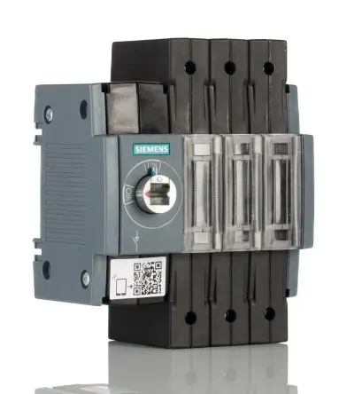 Produktfoto 1 von Siemens 3KD Trennschalter / 3-polig 100 A 32A Umschlossen, Size 1 Sicherungsgröße