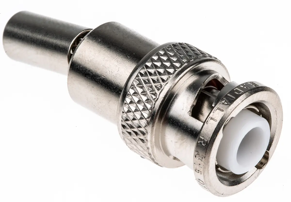 Produktfoto 1 von Radiall BNC Stecker Koaxialsteckverbinder BNC-Steckverbinder, Kabel, für RG-141, RG58-Kabel, 50 Ω Crimpbefestigung,