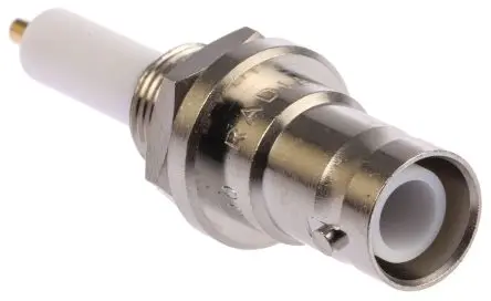 Radiall RP-SHV Stecker Koaxialsteckverbinder SHV-Steckverbinder, Frontplattenmontage, 50 Ω Lötanschluss, Standard