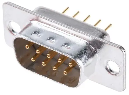 Cinch FD D-Sub-Steckverbinder D Gerade, 9-polig 2.76 mm Raster, Durchsteckmontage Stecker