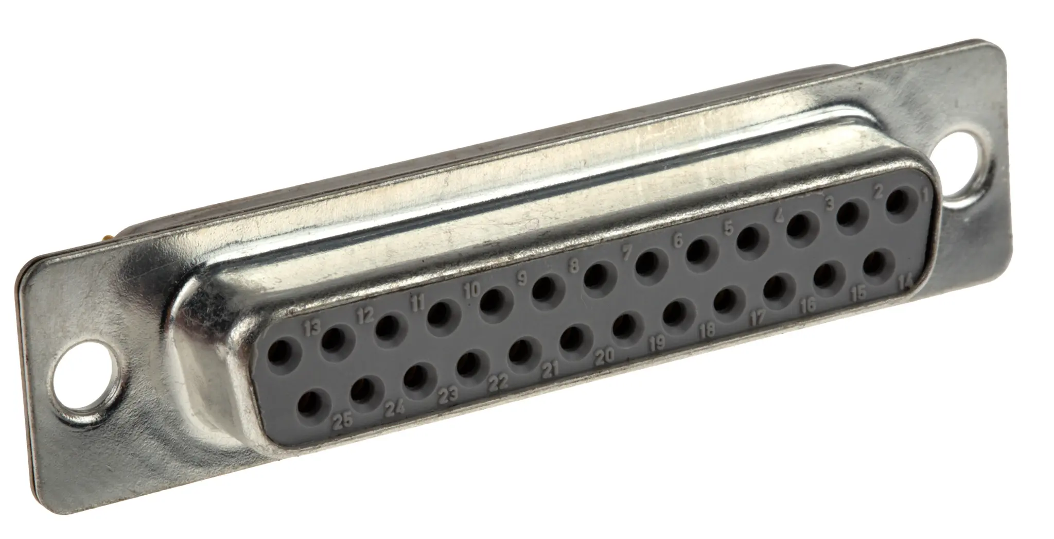 Cinch FD D-Sub-Steckverbinder D Gerade, 25-polig 2.76 mm Raster, Durchsteckmontage Buchse