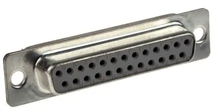 Cinch FD D-Sub-Steckverbinder D Gerade, 25-polig 2.76 mm Raster, Durchsteckmontage Buchse