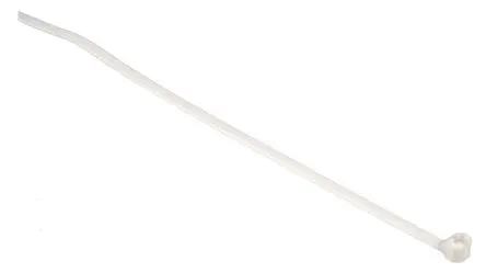 Produktfoto 1 von Thomas & Betts Ty-Rap Nylon 6.6 Kabelbinder Nicht lösbar Weiß 3.6mm x 140 mm