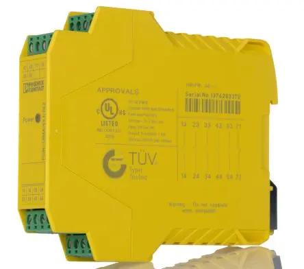 Produktfoto 1 von Phoenix Contact PSR Koppelrelais 24V ac/dc, 5 Sicherheitskontakte DIN EN 50178 SIL IEC 61508