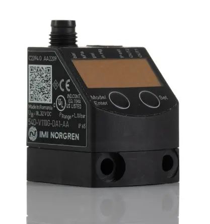Produktfoto 1 von Norgren 54D Relativ Drucksensor -1 bar, Transistor 1 bar, für Flüssig, Gas