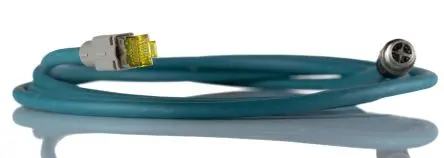 Produktfoto 1 von Phoenix Contact NBC Cat6a Ethernet-Kabel, 2 m, Blau 2 Abgeschirmt, Aussen ø 6.4 mm Außen-ø , Polyethylen