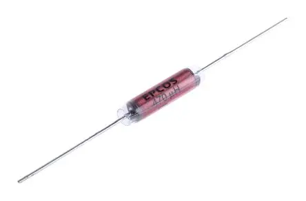 Produktfoto 1 von TDK B82111E VHF-Induktivität, Ferrit-Kern, 470 μH, 300 mA, Axial / R-DC 6.5 Ω, max. 25 MHz, Ø 6 mm x 6 mm