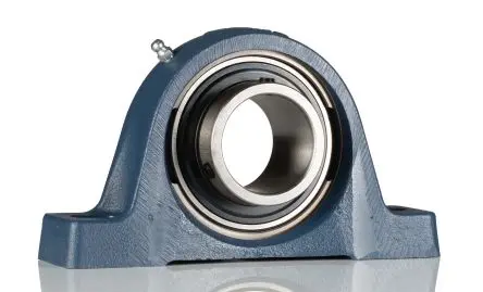 Produktfoto 1 von SKF Stehlager aus Stahl x 187 mm, Innen-Ø 45 mm