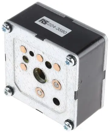 Produktfoto 1 von Crouzet 500:1 Stirnrad Getriebe 22 V / 5 Nm, Ø 42 mm, Schaft-Ø 12 mm, 65 mm x 32 mm x 65mm