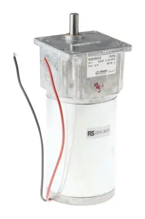 Produktfoto 1 von Crouzet Bürsten-Getriebemotor DC-Getriebemotor bis 5 Nm, 24V dc / 27 W, 73U/min, Wellen-Ø 8 mm, 65.1mm x 65.1 mm x 15 mm