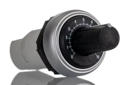 Produktfoto 1 von Lovato LPCPA Panel Drehen Potenziometer 10 kΩ 10 % / 1 W, Schaft-Ø 22 mm