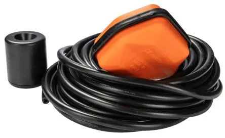 Lovato LVF Schwimmerschalter, 1-poliger Umschalter 250 V ac → 50 °C, mit 10 m Leitung