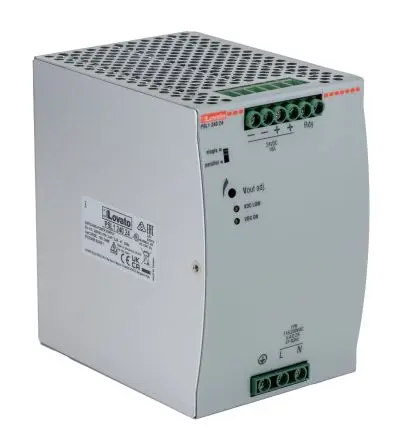 Produktfoto 1 von Lovato PSL DIN-Schienen Netzteil Geschalteter Modus 230V ac AC / 10 A 24V dc DC 240 W