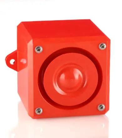 Produktfoto 1 von Clifford & Snell YA30 Elektronischer Signalgeber Wand IP66 115V ac 32-Ton 100 dB @ 1m, Rot, Ø 89 mm AC