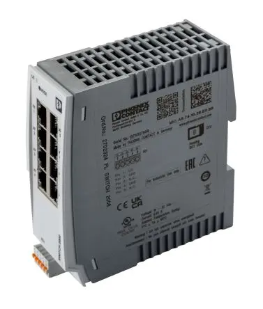 Produktfoto 1 von Phoenix Contact Industrial-Ethernet-Switch 8-Port Managed Switch 100Mbit/s