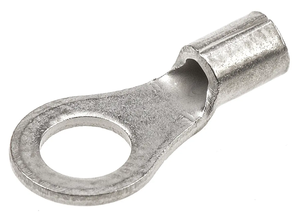 Produktfoto 1 von TE Connectivity STRATO-THERM Ringkabelschuh, Unisoliert 22 AWG, 16 AWG max.AWG, aussen ø 7.14 mm, innen ø 4.34 mm, M4