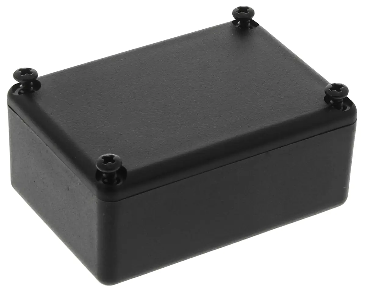 Produktfoto 1 von CAMDENBOSS ABS Vergussmassenbox Deckel, Schwarz, 46 mm 20 mm, 32 mm, Wandstärke 1.8 mm, IP30, IP40, -20 °C min., 94 °C