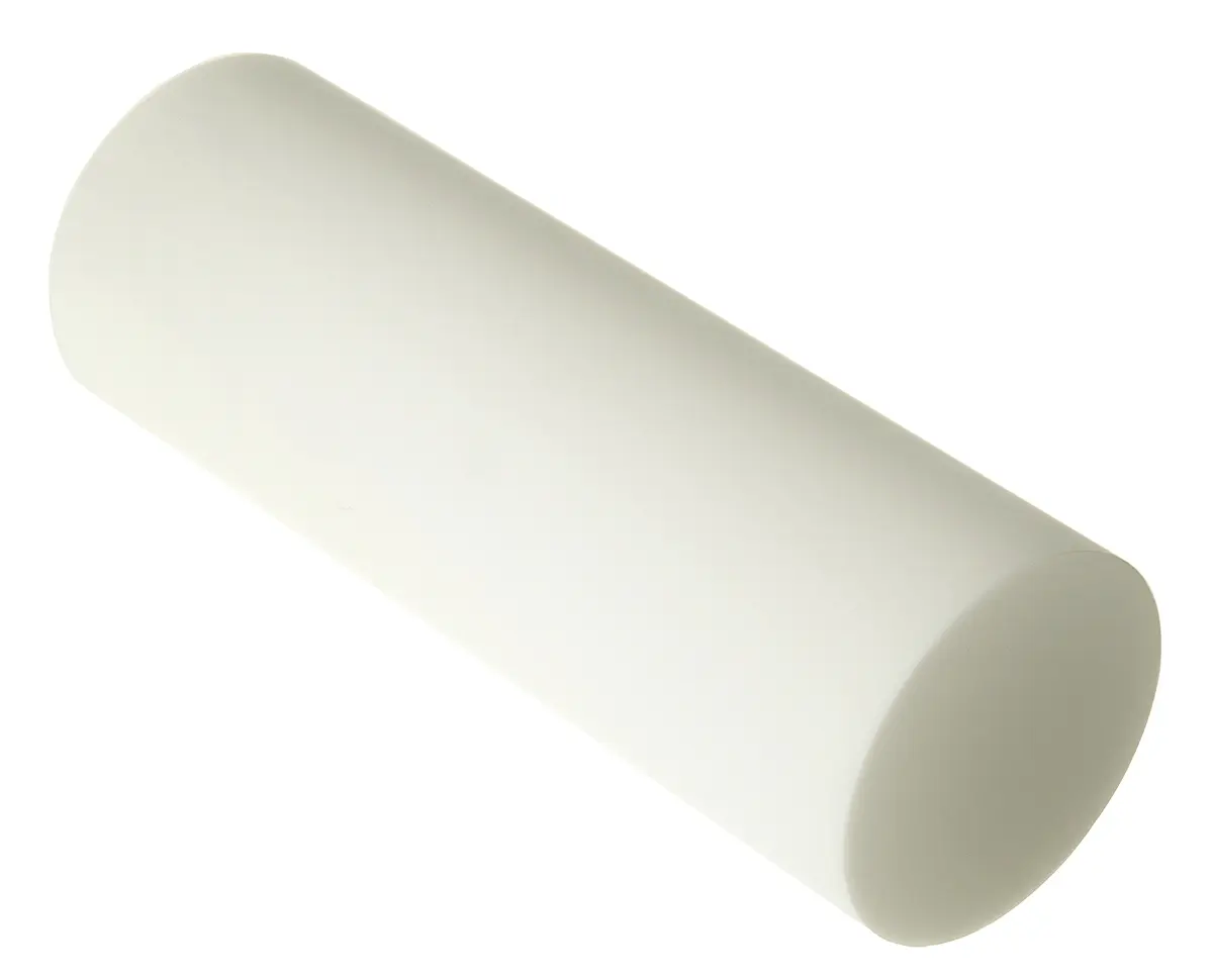 Produktfoto 1 von Goodfellow Weiß Keramikstab Glaskeramik, 100 mm x 35 mm Ø