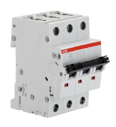 Produktfoto 1 von ABB S800C Miniaturüberlastschalter Typ C, Pol 4-polig 32A 415V ac, Abschaltvermögen 25 kA High Performance 500 V dc