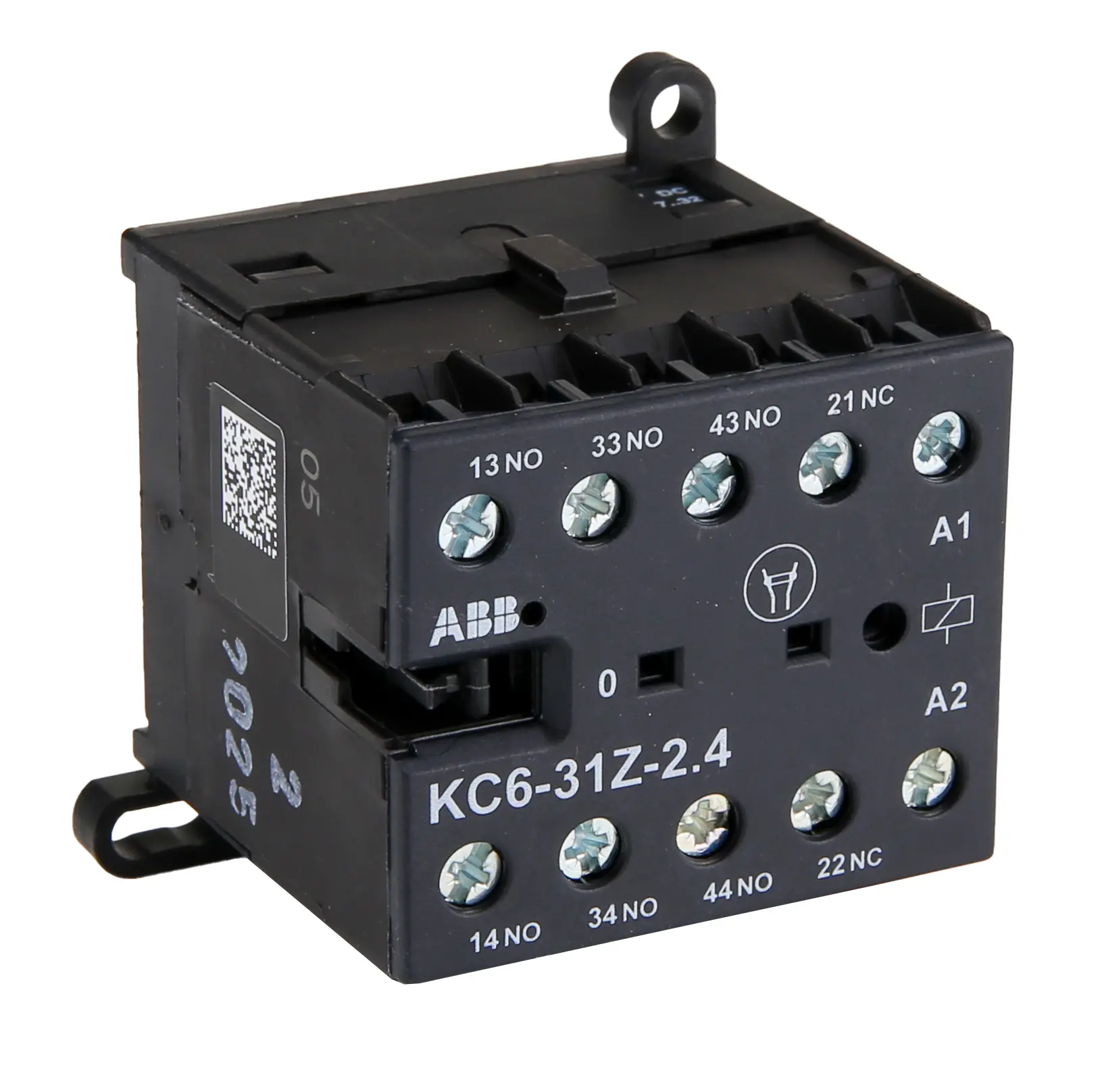 Produktfoto 1 von ABB KC6 Hilfsschütz 32 V dc-Spule, 4-polig / 4 A 690 V 2.4 W 3 Schließer, 1 Öffner 3-Hilfskontakte