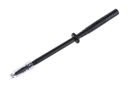 Produktfoto 1 von Staubli Federbelastet 2 mm Prüfspitze Schwarz, Edelstahl Spitze 2 mm, 1kV 1A