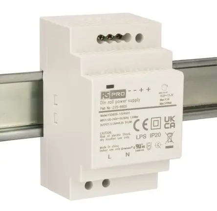 Produktfoto 1 von RS PRO 56YSD60S DIN-Schienen Netzteil Schaltnetzteile 264V ac / 4.5 A 12V dc 54 W