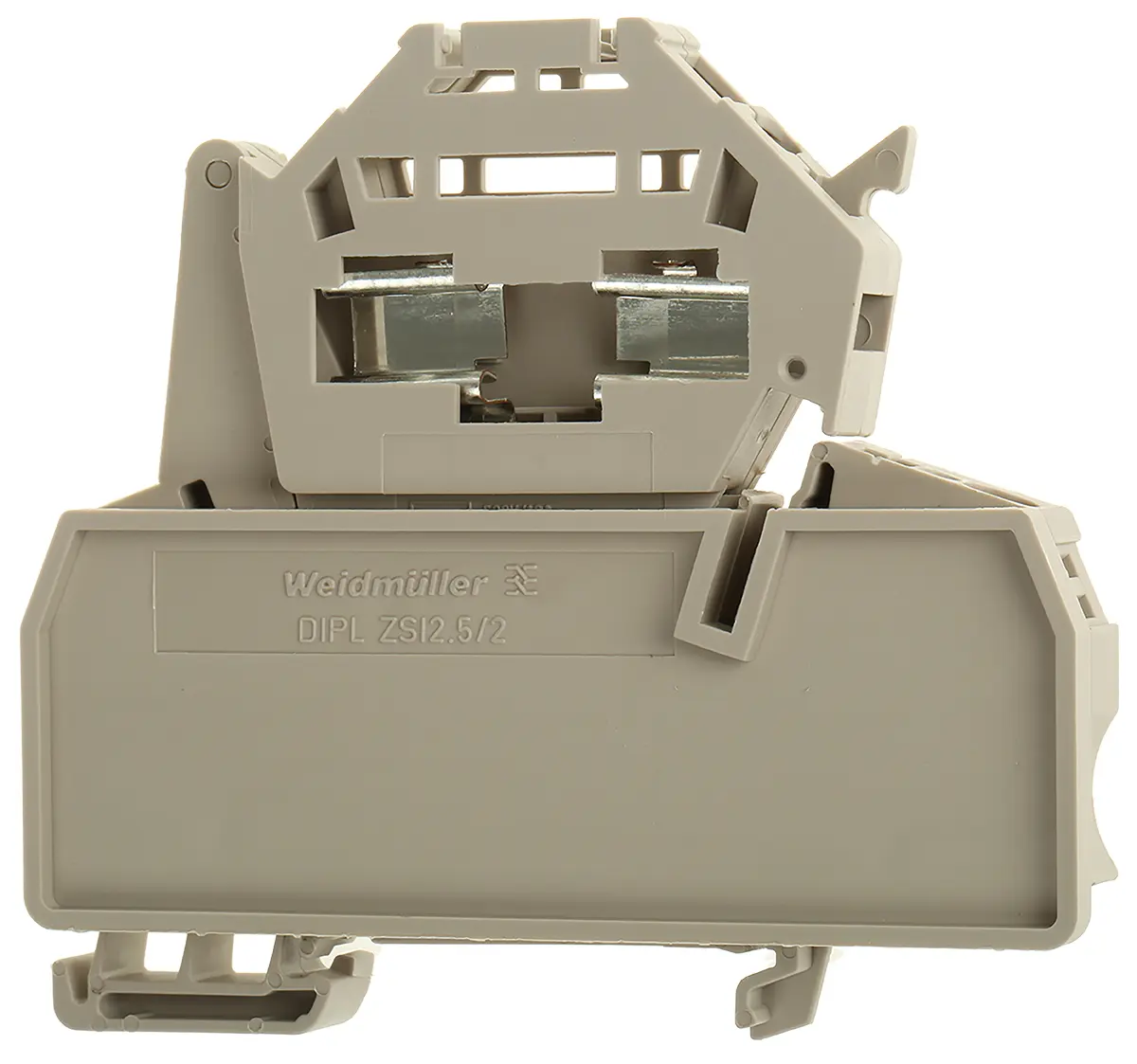 Produktfoto 1 von Weidmüller ZSI Reihenklemme mit Sicherungshalter 1 Beige, 500 V Klemme Abgesichert