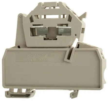 Produktfoto 1 von Weidmüller ZSI Reihenklemme mit Sicherungshalter 1 Beige, 500V Klemme Abgesichert