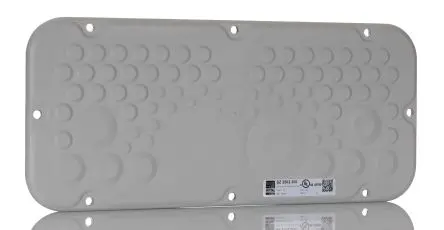 Produktfoto 1 von Rittal Kunststoff Grau Schirmanschlussplatte, 339mm AX x 149 mm