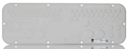 Produktfoto 1 von Rittal Kunststoff Grau Schirmanschlussplatte, 447mm AX x 149 mm