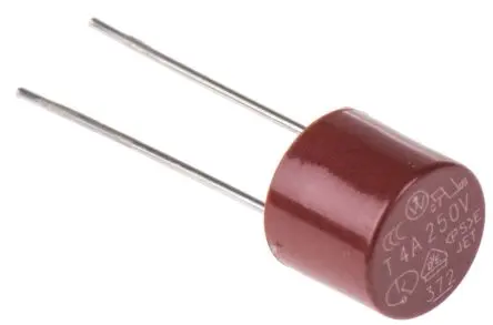 Produktfoto 1 von Littelfuse Nicht zurücksetzbare Sicherung 4A Radial 250V ac Nylon T 5.08 mm 8 mm