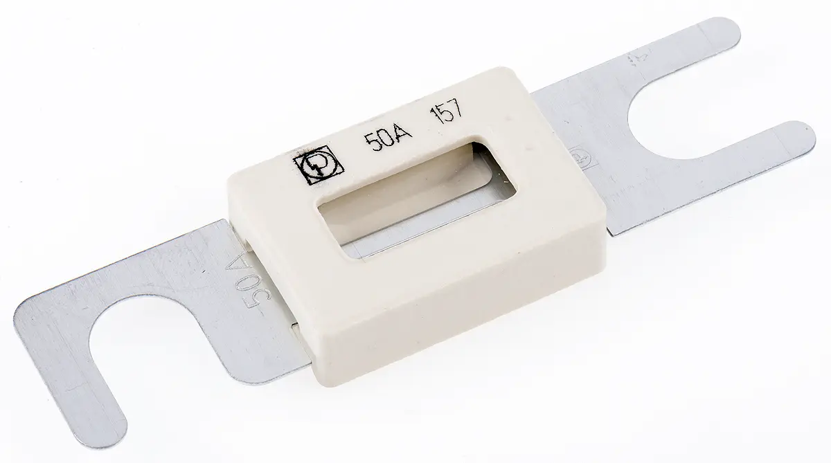 Produktfoto 1 von Littelfuse Kfz Sicherung, Grau, Weiß, 50 A, 80 V dc