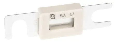 Produktfoto 1 von Littelfuse Kfz Sicherung, Weiß, Grau, 80A, 80V dc