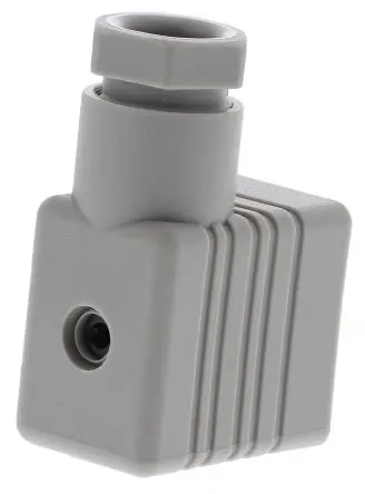 Produktfoto 1 von Hirschmann GM DIN 43650 Ventilsteckverbinder DIN 43650 B 2+E / 250V ac/dc, PG9 Zentrale Schraube, Grau