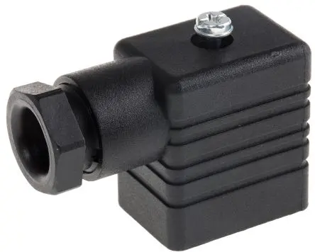 Produktfoto 1 von Hirschmann GMN DIN 43650 Ventilsteckverbinder DIN 43650 B 2+E / 250V ac/dc Kontrollleuchte, PG9 Zentrale Schraube,